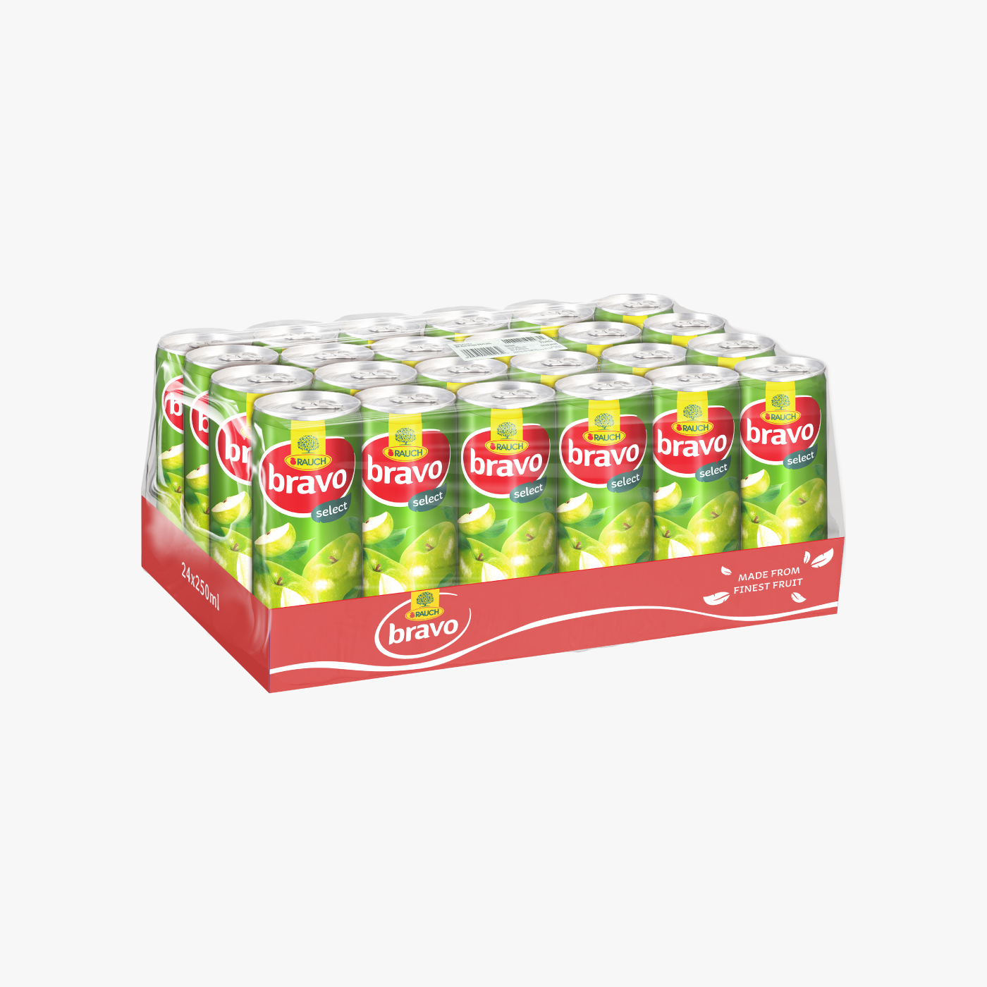 Bravo Green Apple Juice - 250ml x 24