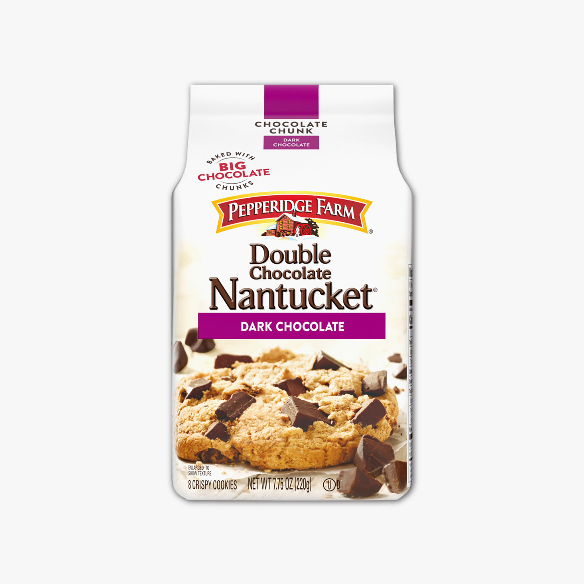 Pepperidge Farm Nantucket Double Dark Chocolate Cookies - 220g