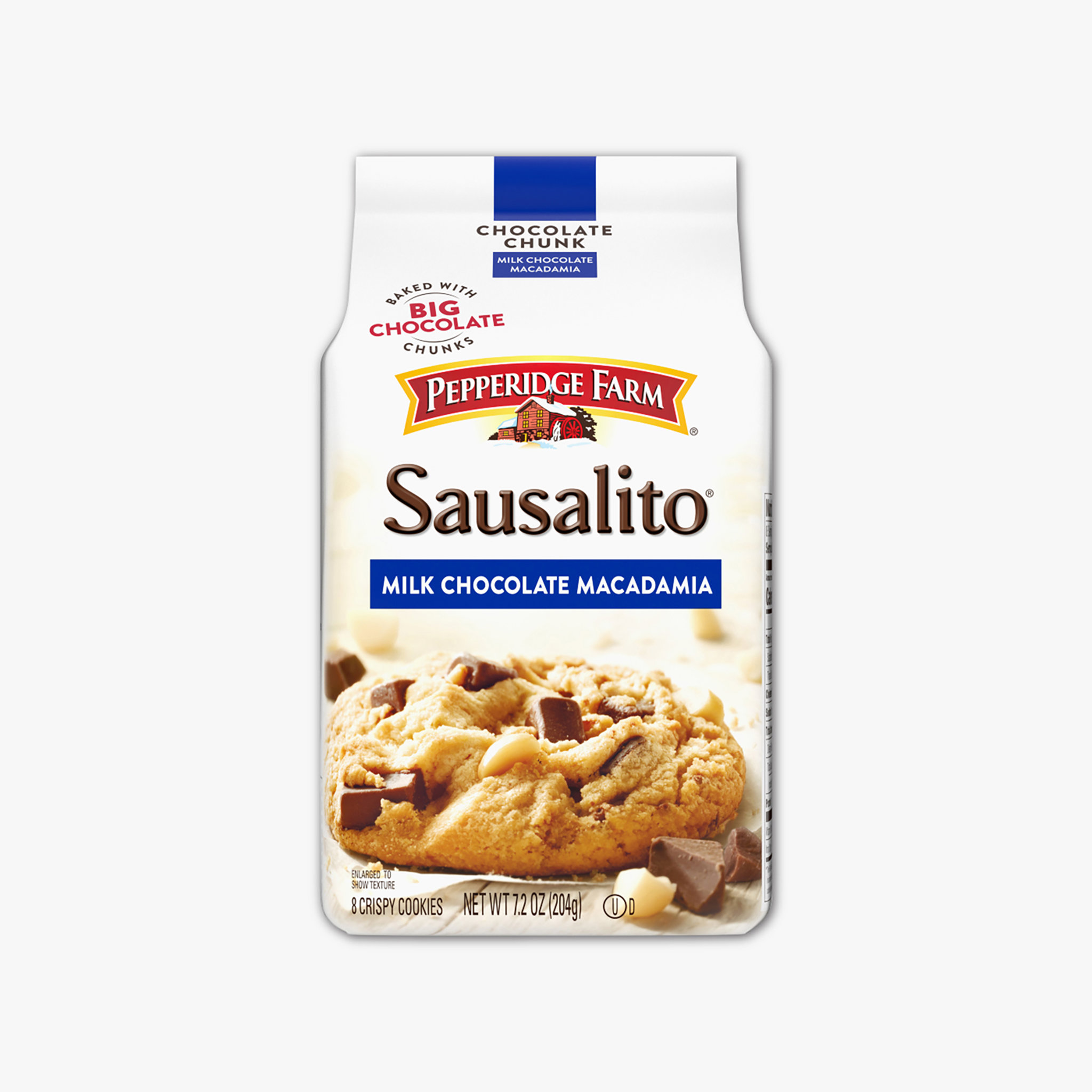 Pepperidge Farm Sausalito Milk Chocolate Macadamia Cookies - 204g