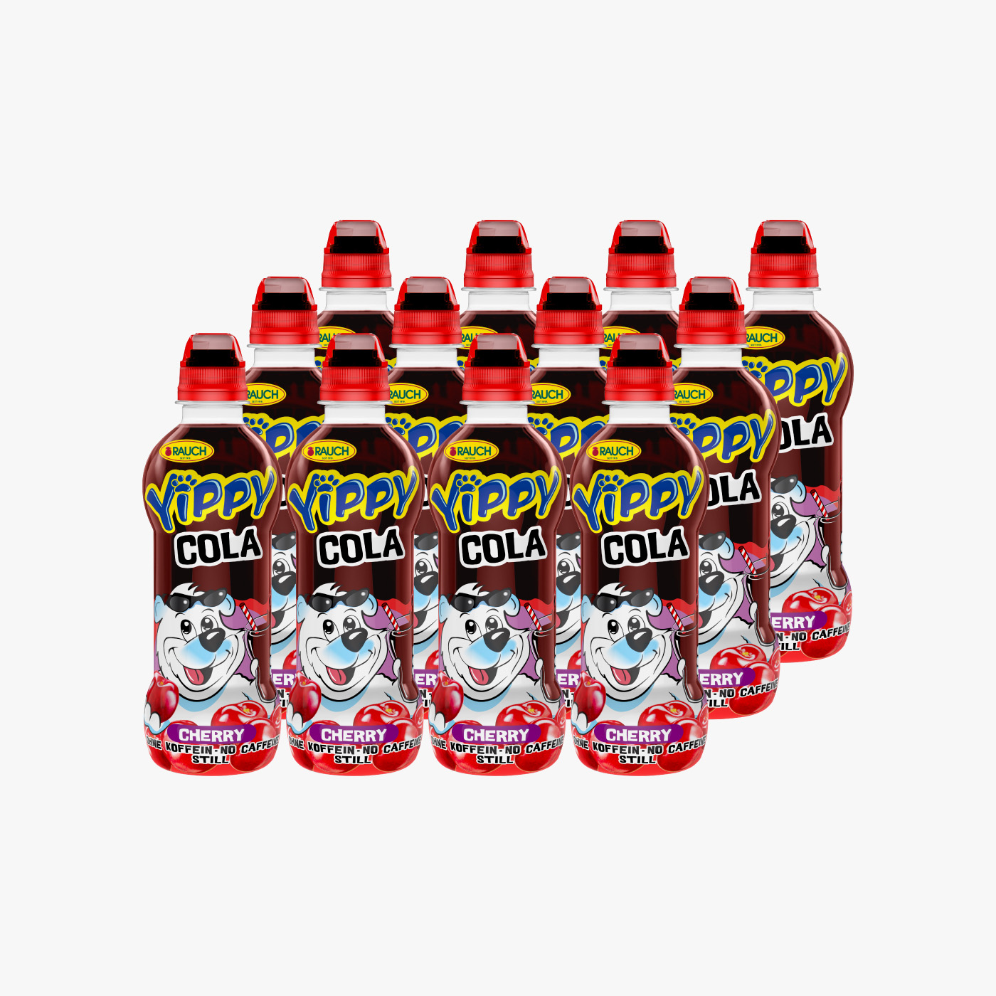 Rauch Yippy Cola Cherry - 330ml × 12