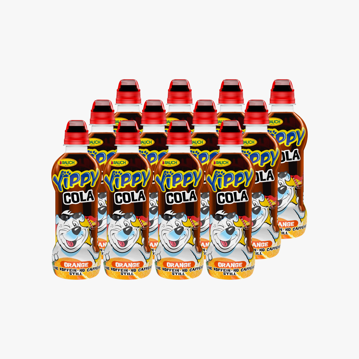Rauch Yippy Cola Orange - 330ml × 12