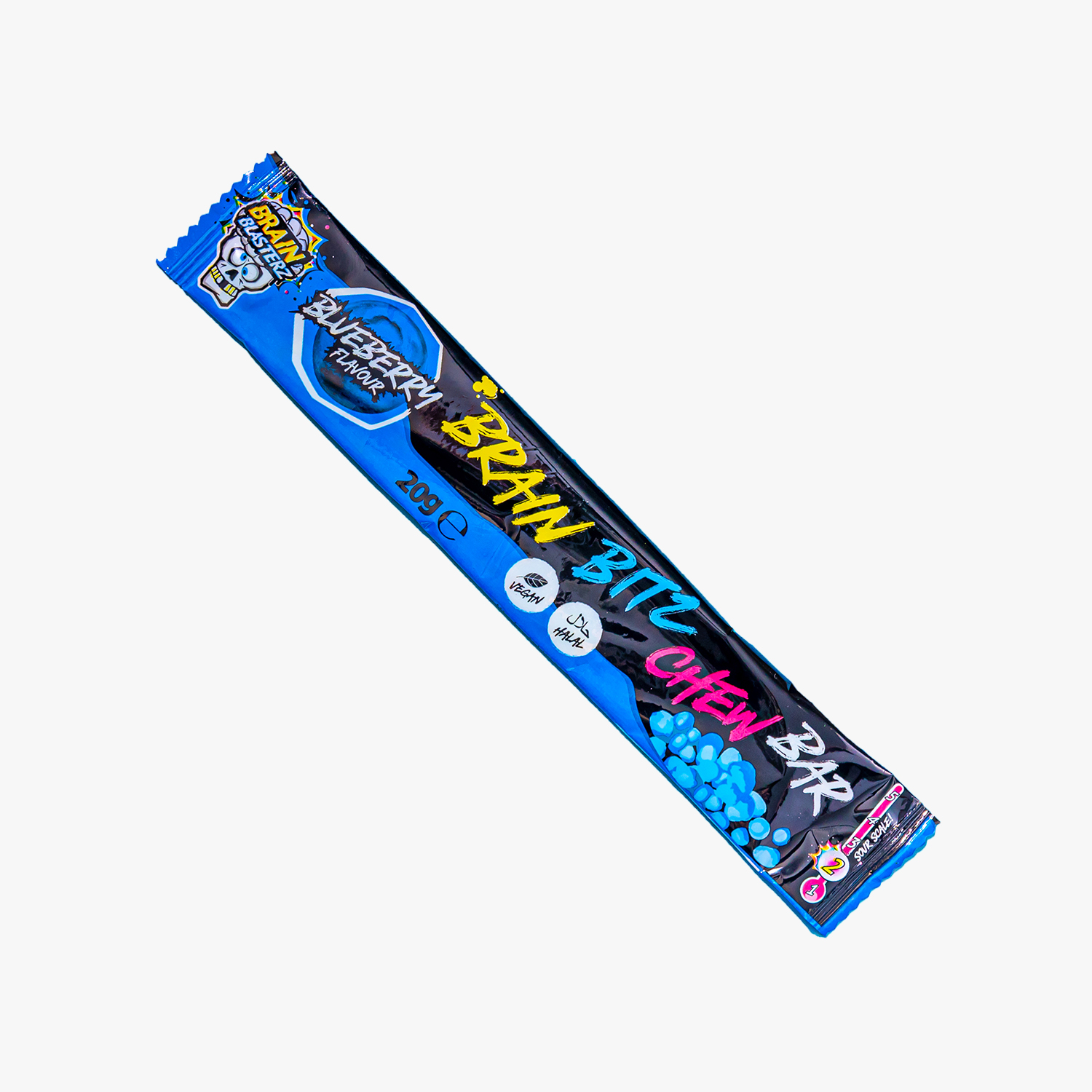 Brain Blasterz Chew Bar Blueberry Flavor - 20g