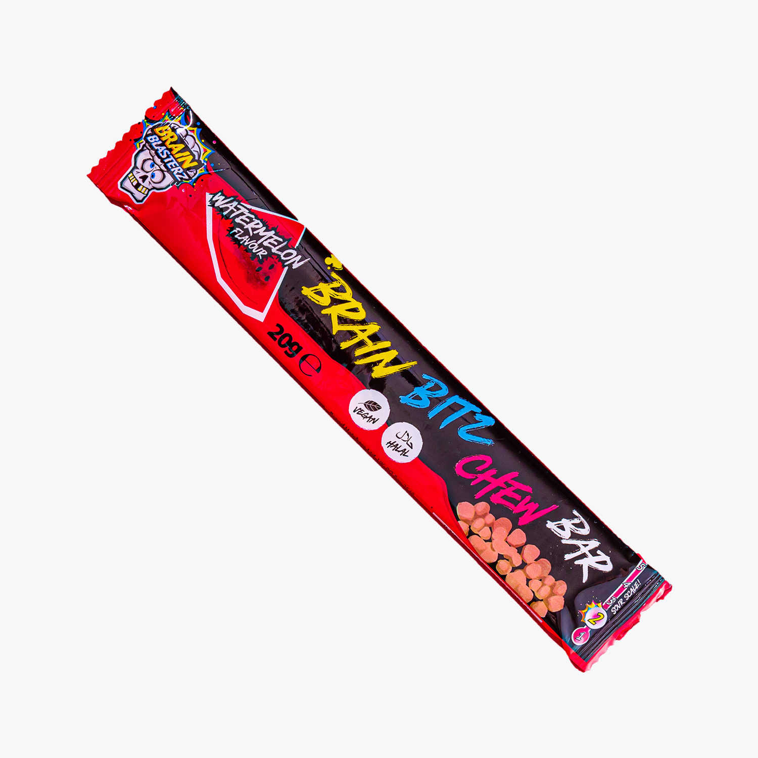 Brain Blasterz Chew Bar Watermelon Flavor - 20g