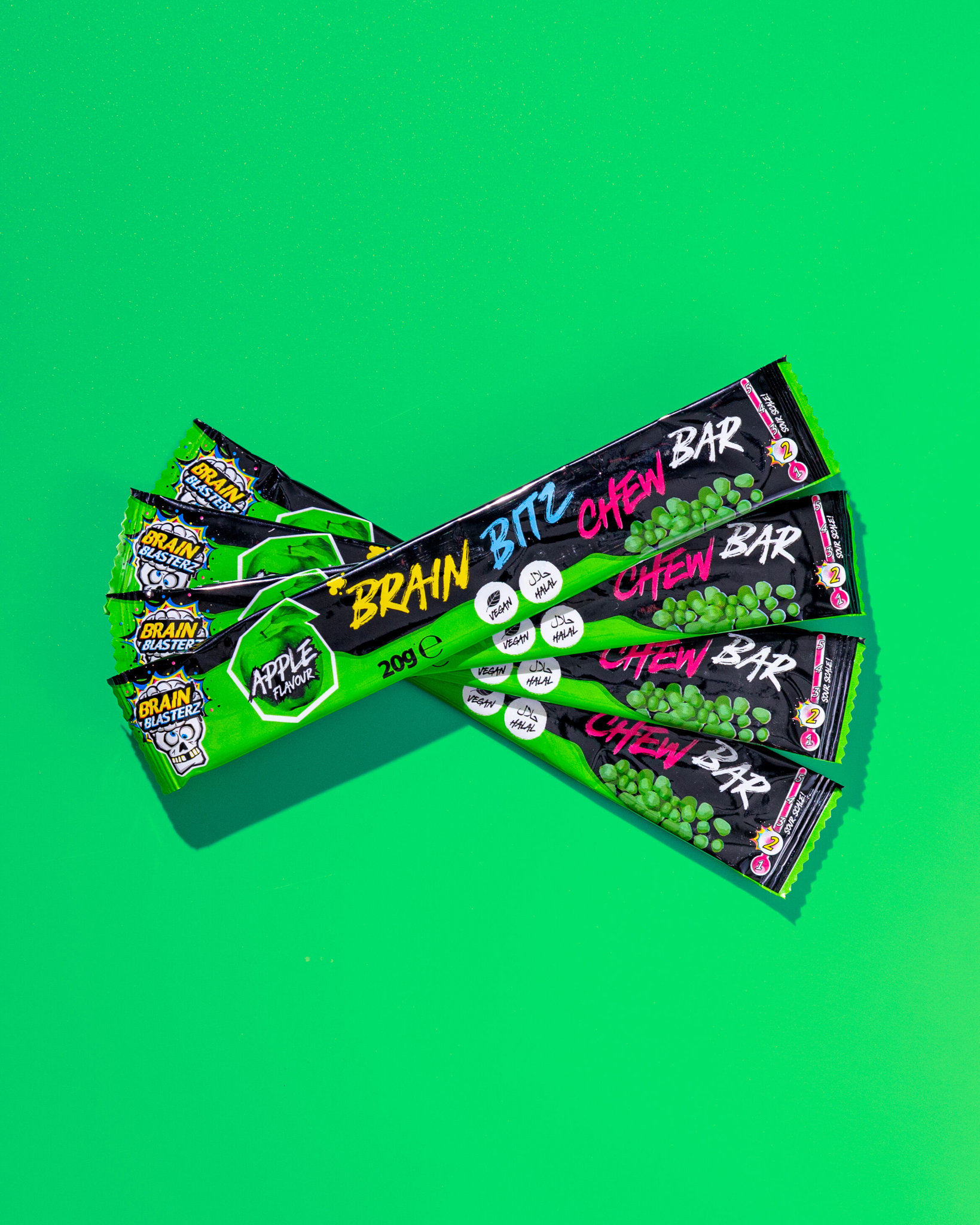 Brain Blasterz Chew Bar Apple Flavor - 20g, Picture 2