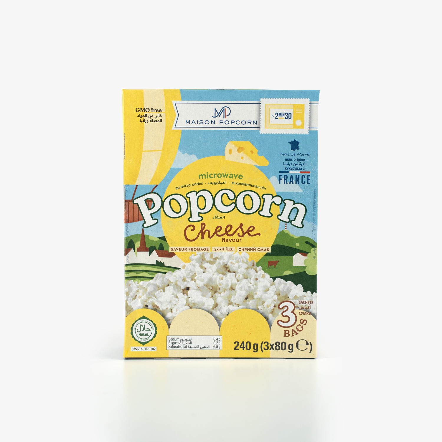Maison Popcorn Cheese Flavour - 240g