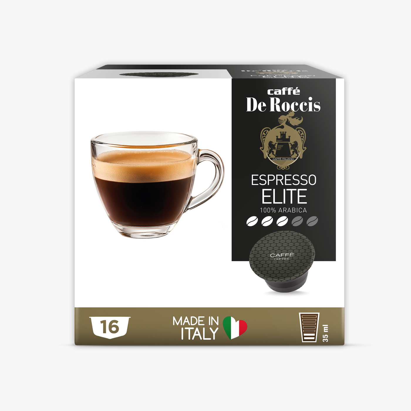 De Roccis DG Elite Coffee - 16 Capsules