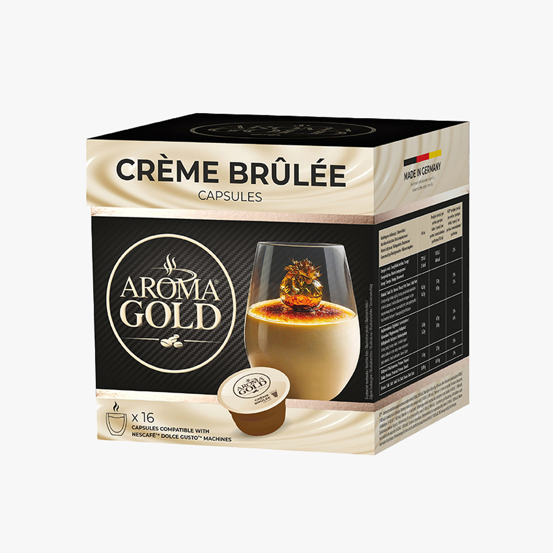 Aroma Gold DG Coffe Capsules Creme Brulee - 16 Capsules