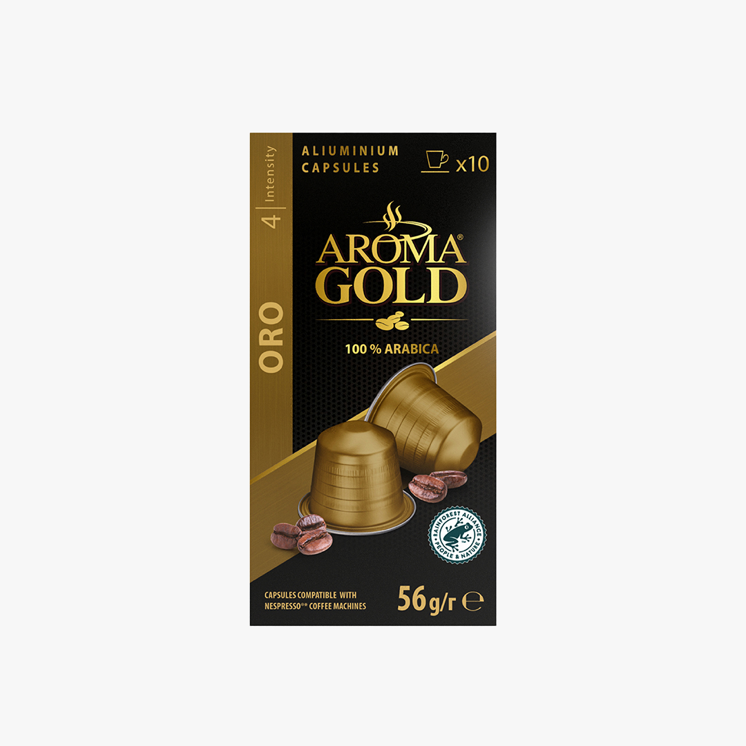 Aroma Gold Nespresso Coffee Capsules Oro - 10 Capsules