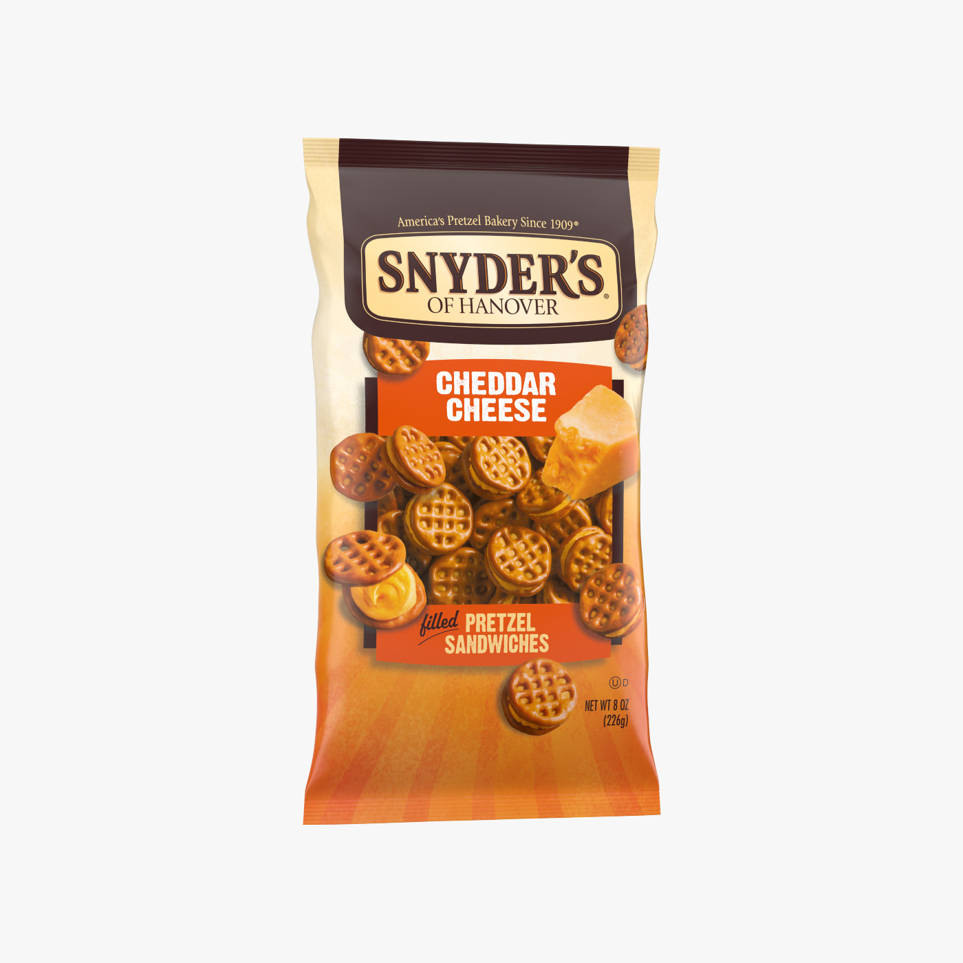 Snyder’s of Hanover Pretzel Sandwich Cheddar Cheese - 226g