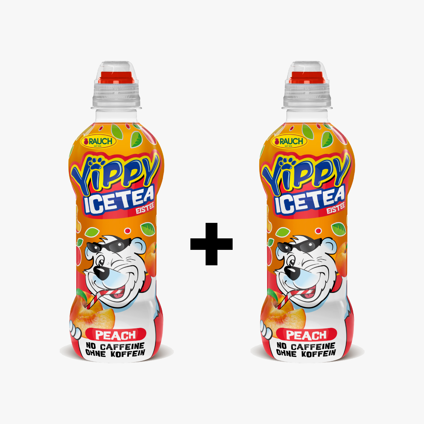 RAUCH Yippy Ice Tea Peach 330ML-(1+1)*6 (Buy 1 get 1 free)
