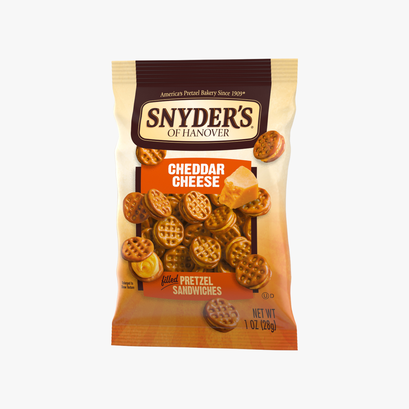 Snyder’s of Hanover Pretzel Sandwich Cheddar Cheese - 28g