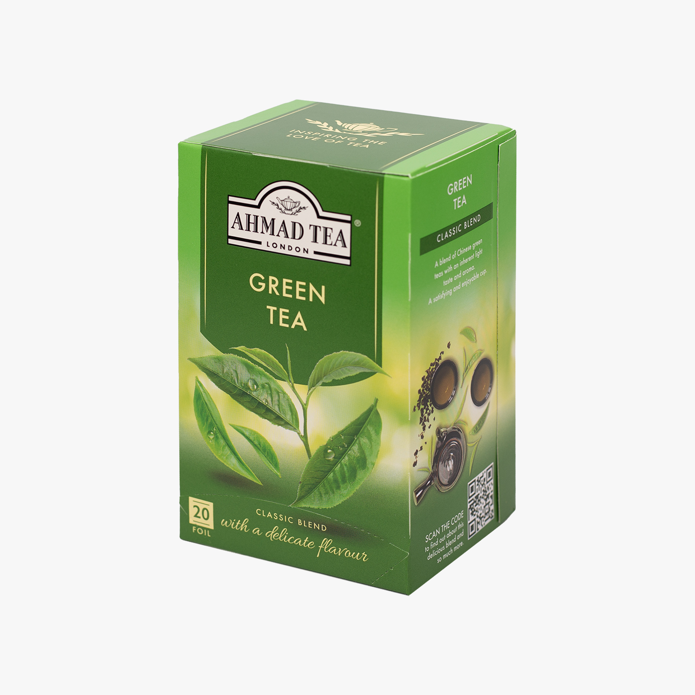 Ahmad Tea Green Tea Pure - 20 Teabags