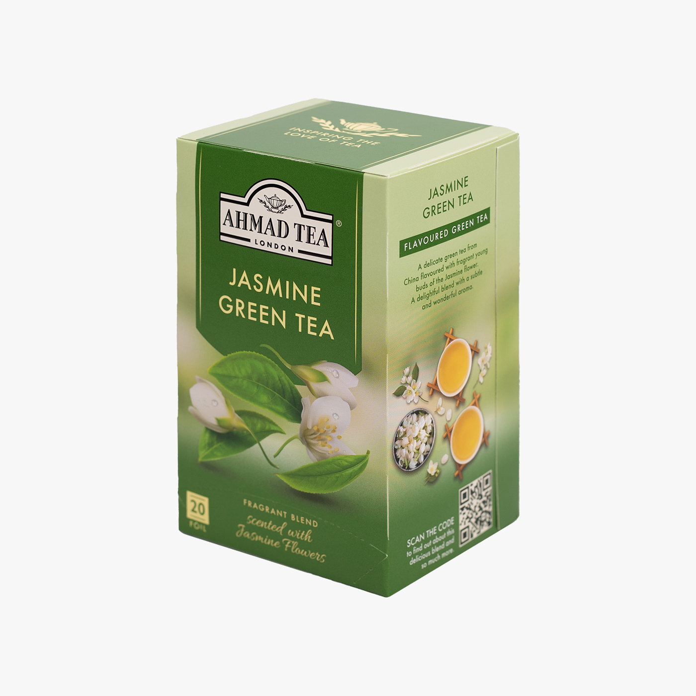 Ahmad Tea Jasmine Green Tea - 20 Teabags