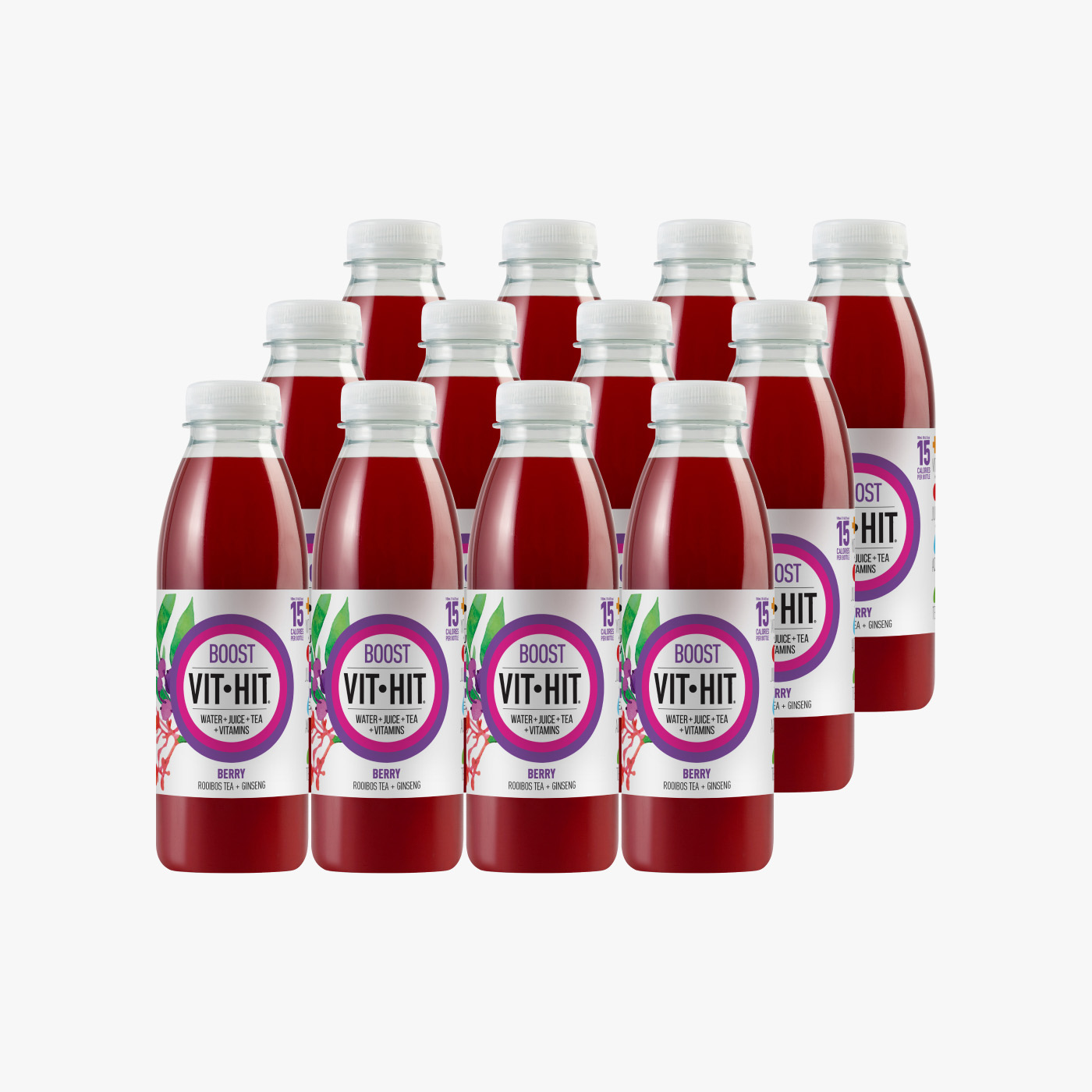Vit Hit Berry Boost - 500ml × 12