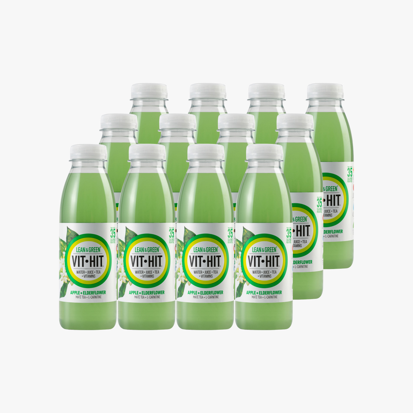 Vit Hit Lean & Green - 500ml × 12