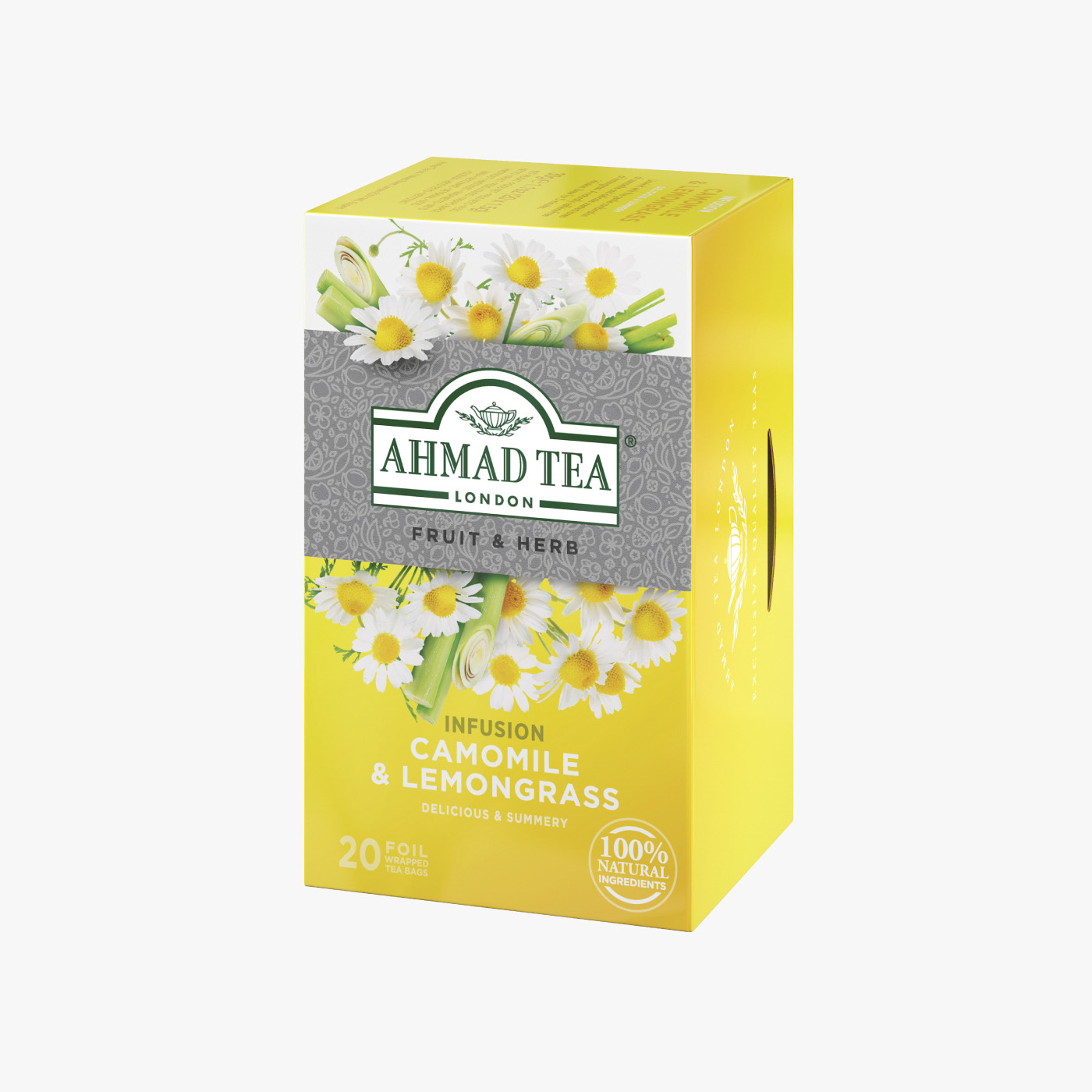 Ahmad Tea Camomile & Lemongrass - 20 Teabags