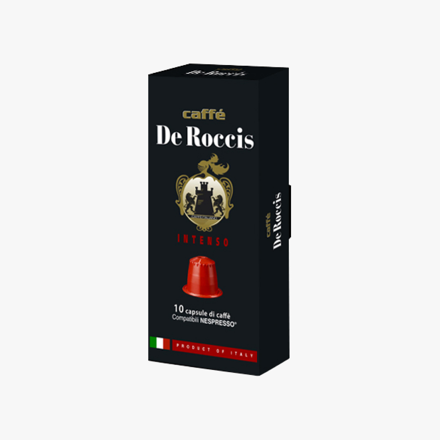 De Roccis Intenso Coffee Capsules - 10 Capsules