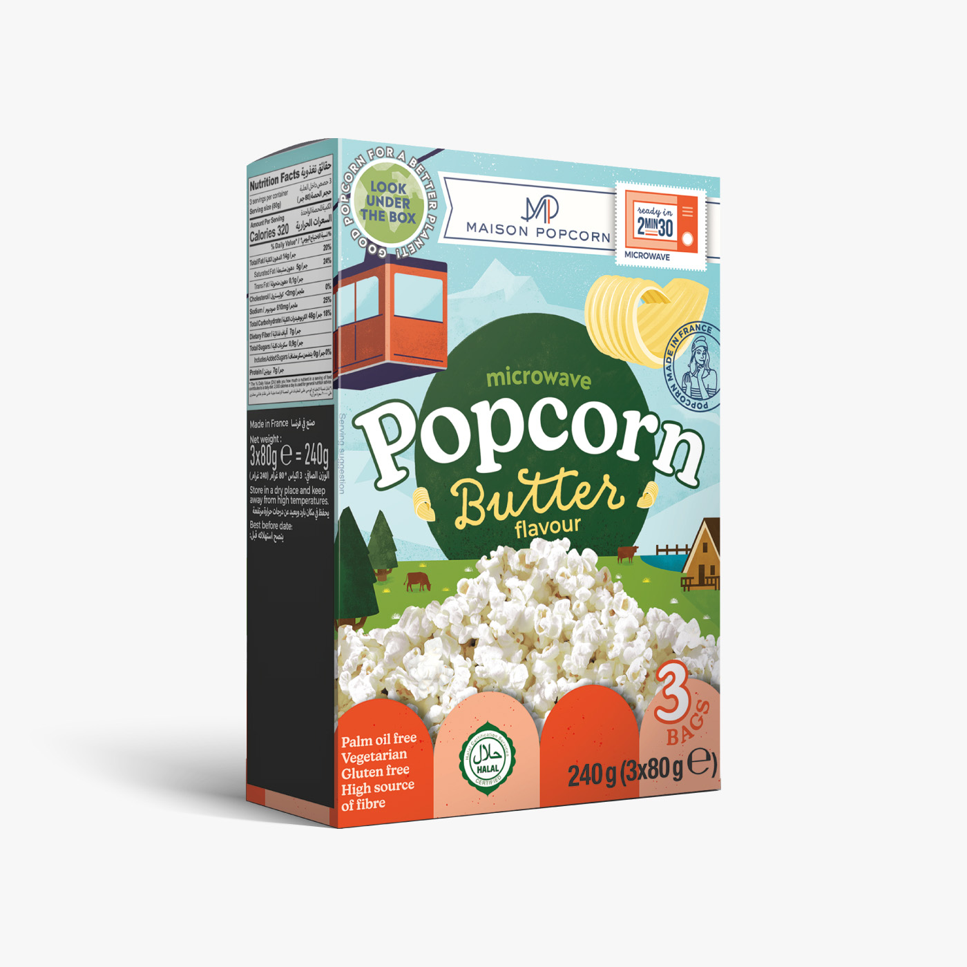 Maison Pop Corn Butter - 240g