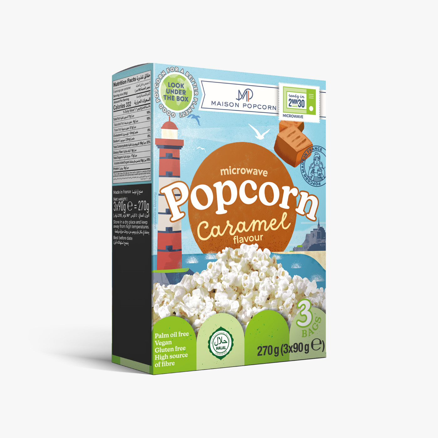 Maison Pop Corn Caramel - 270g