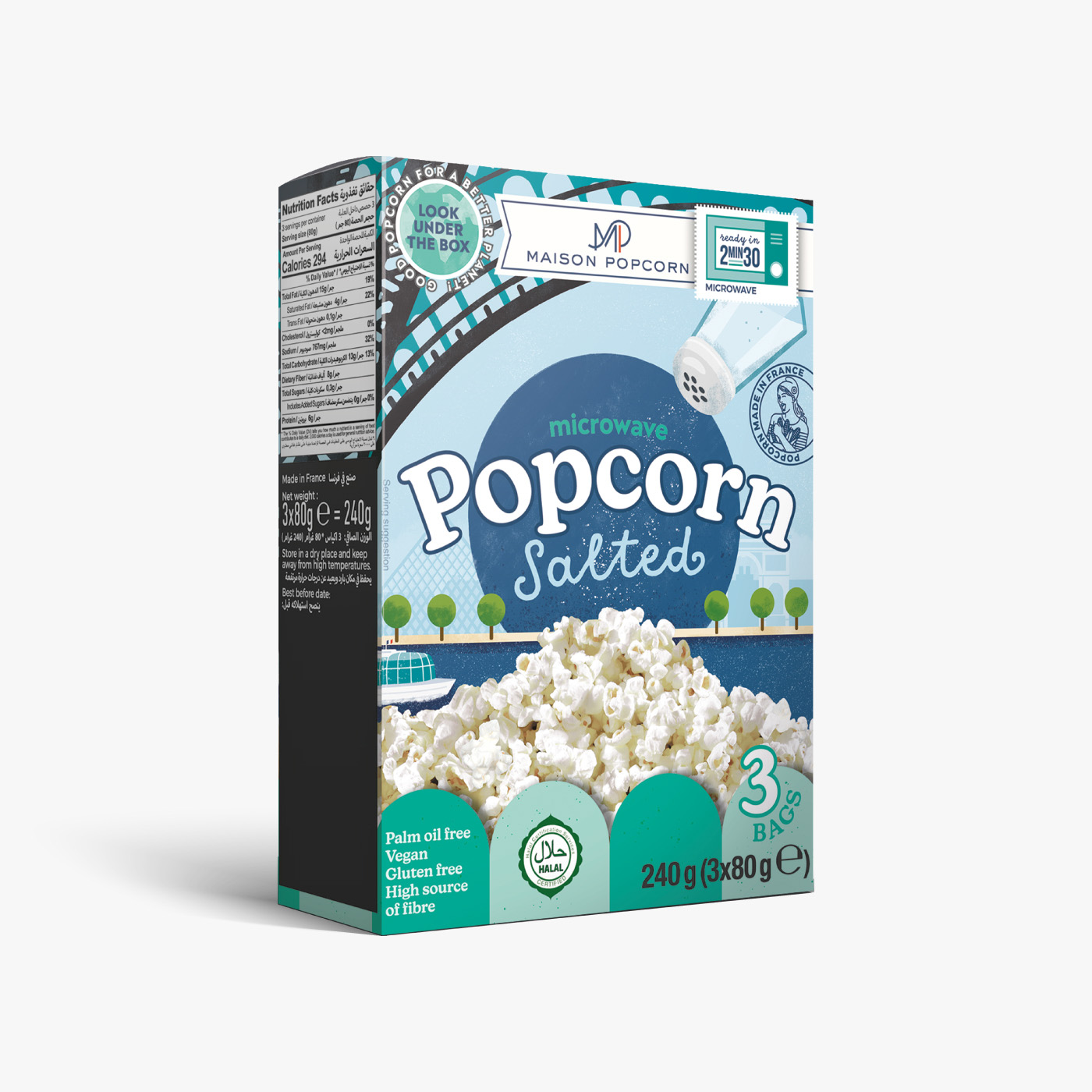 Maison Pop Corn Salt - 240g