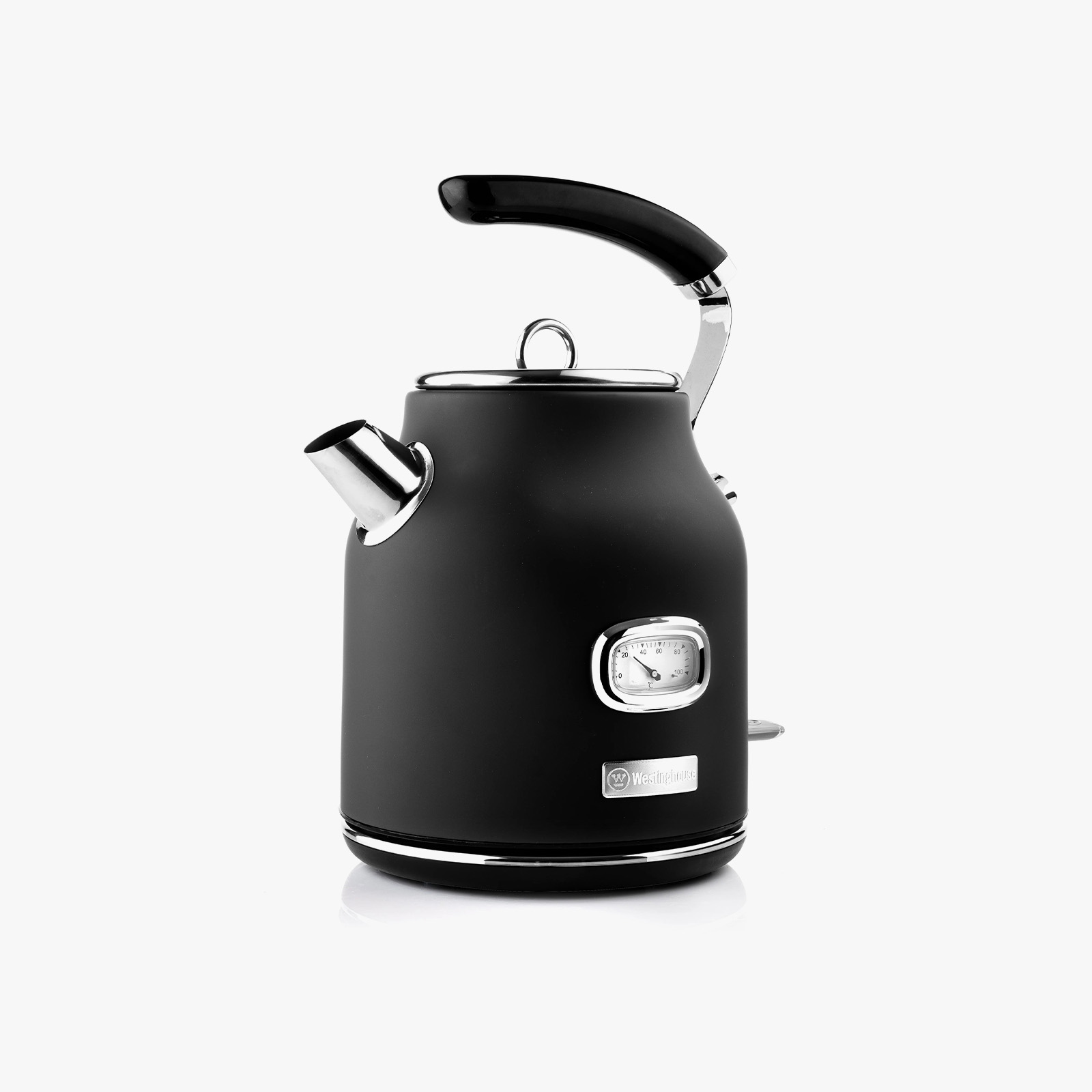 Westinghouse Electric Kettle Black Retro - 1.7L - 2200W - WKWKH148UBK